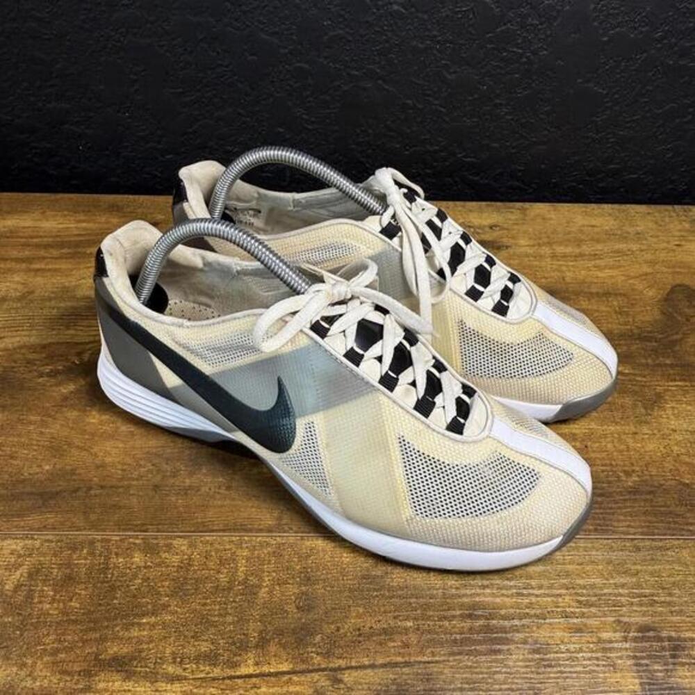 Nike Lunar‎ Prevail 483325-100 White Silver Golf Shoes Womens Size 9